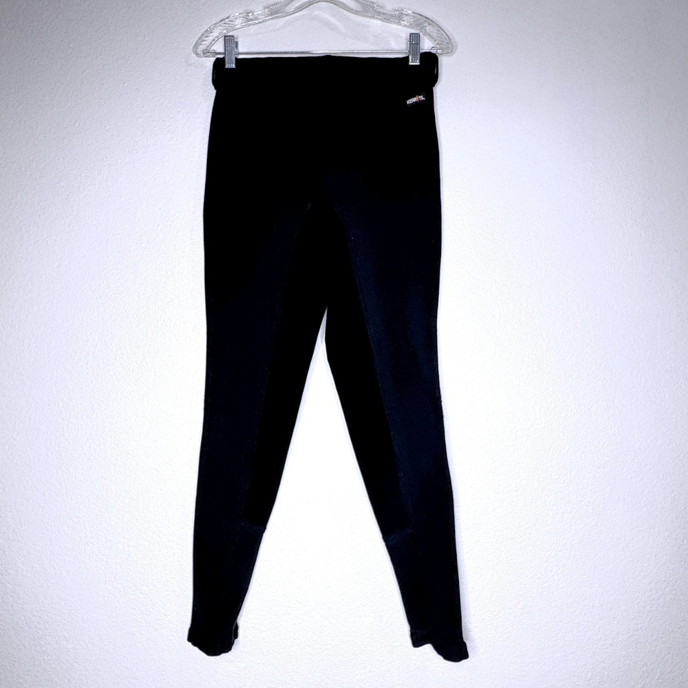 KERRITS Microcord Full Seat Riding‎ Tights MEDIUM Black Equestrian Horse Riding